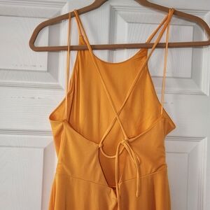 Express Vibrant Yellow Dress